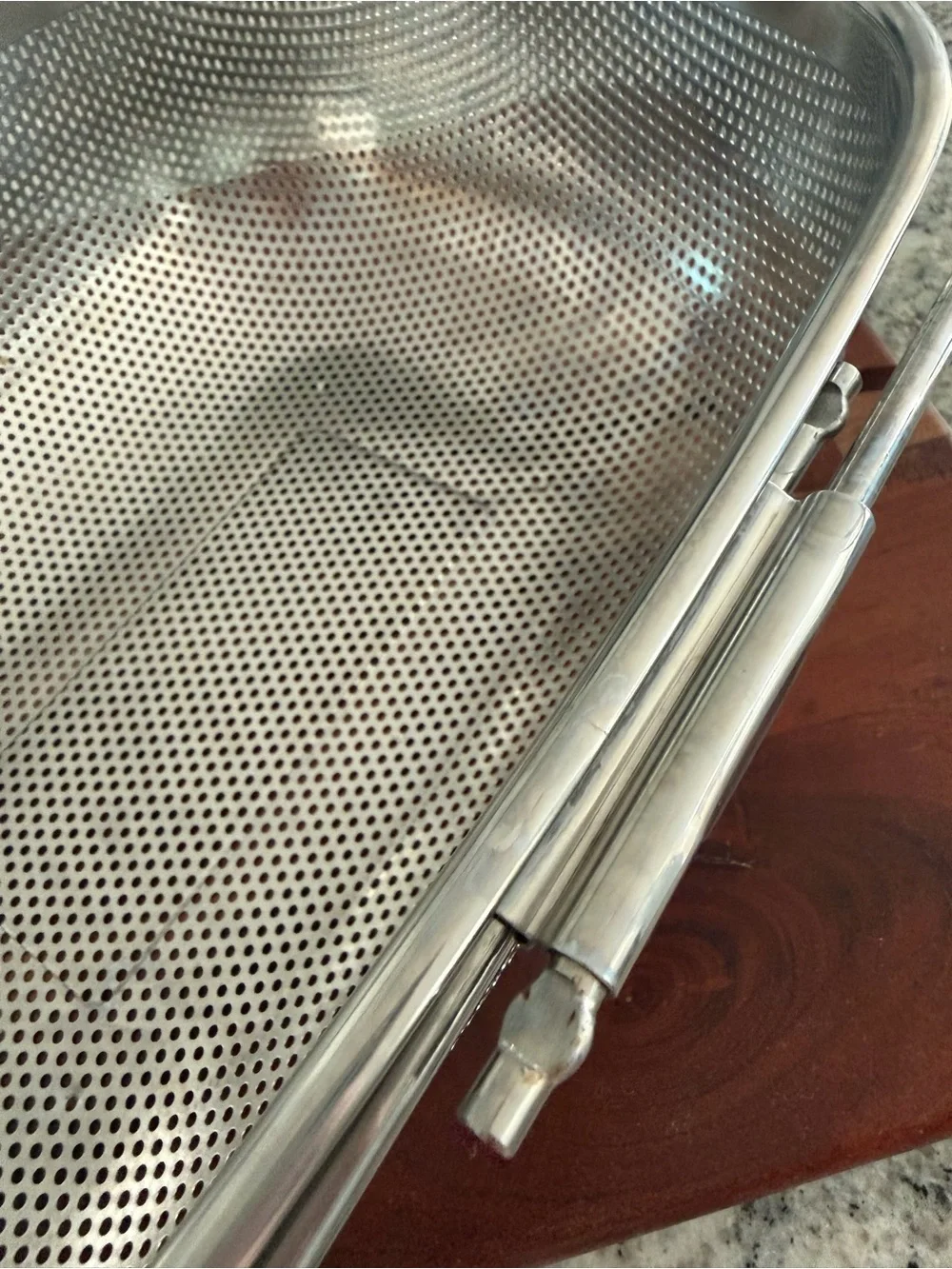 Crate & Barrel Adjustable Over-Sink Colander